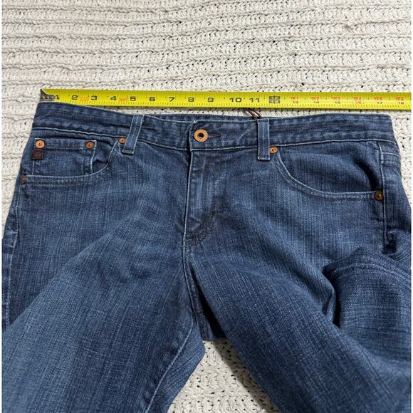 Adriano Goldschmied The Club Jeans Flare Womens 32 R Low Rise USA Blue AG BW2267 - Picture 5 of 12